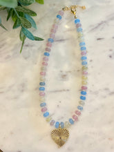 Load image into Gallery viewer, The Adele Beaded Heart Charmed Necklace
