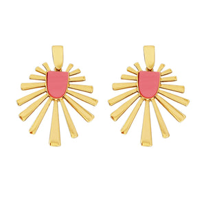 Luna Ray Earring - Hot Pink