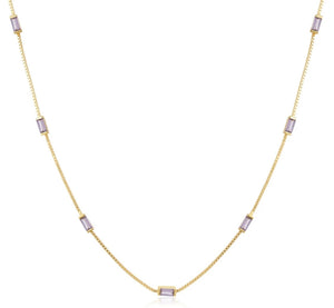 Luna Candy Necklace - Lilac