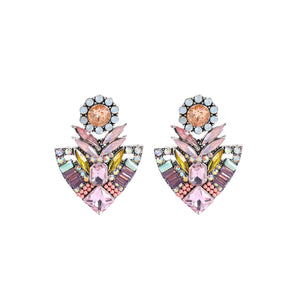 Aria Earrings -Pink