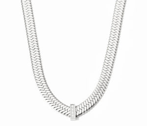 Sparkle Necklace - Silver/Clear