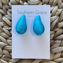 Load image into Gallery viewer, Turquoise Teardrop Earrings
