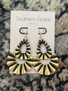 Aria Earrings - Black