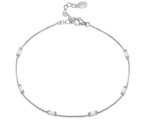 Luna Candy Bracelet - Silver/Clear
